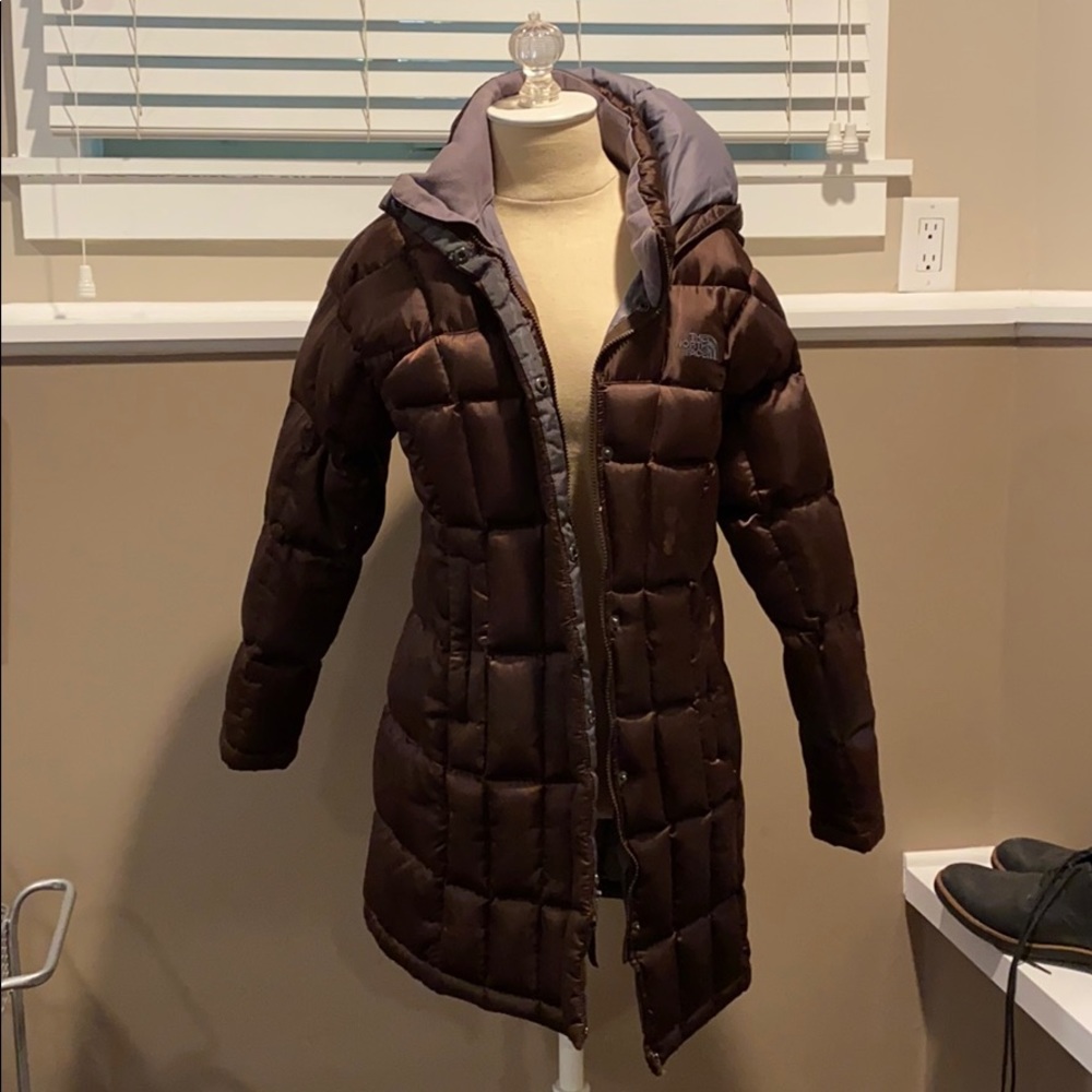 The North Face, Brown Parka, Girls size Large